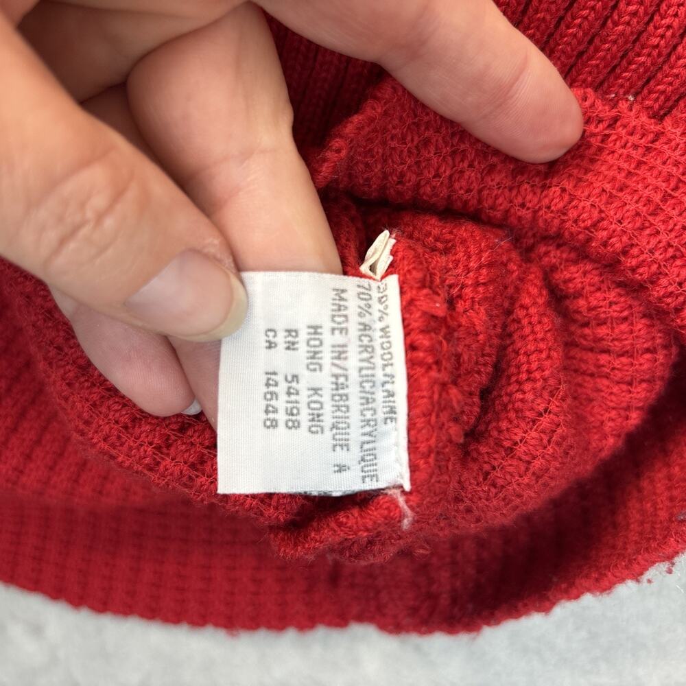 VTG Bogner Sweater Women’s Sm Wool Blend Turtleneck Ribbed Cable Knit Pullover - Picture 7 of 9